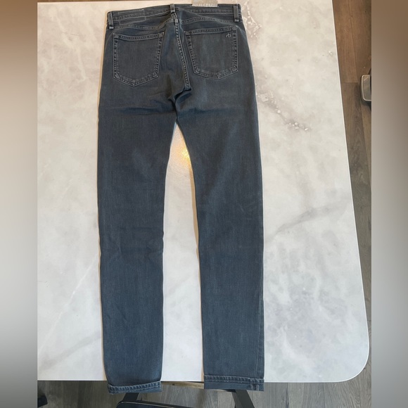 rag & bone Fit 1 Steel Wash Denim Skinny Jeans Size 30 Lightly Worn - Picture 3 of 3